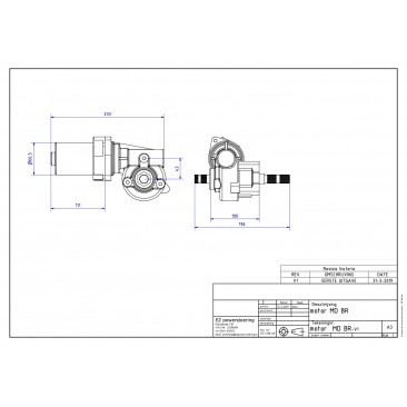 Kit direction assistée électrique adaptable véhicules de collection