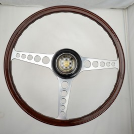 Jaguar Type E 380mm steering wheel (complete)