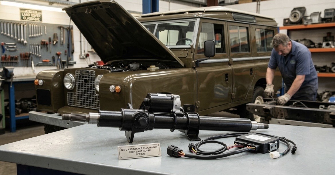 Direction assistée électrique Land Rover : le guide complet pour moderniser votre Defender, Série 2/3 ou Range Rover Classic