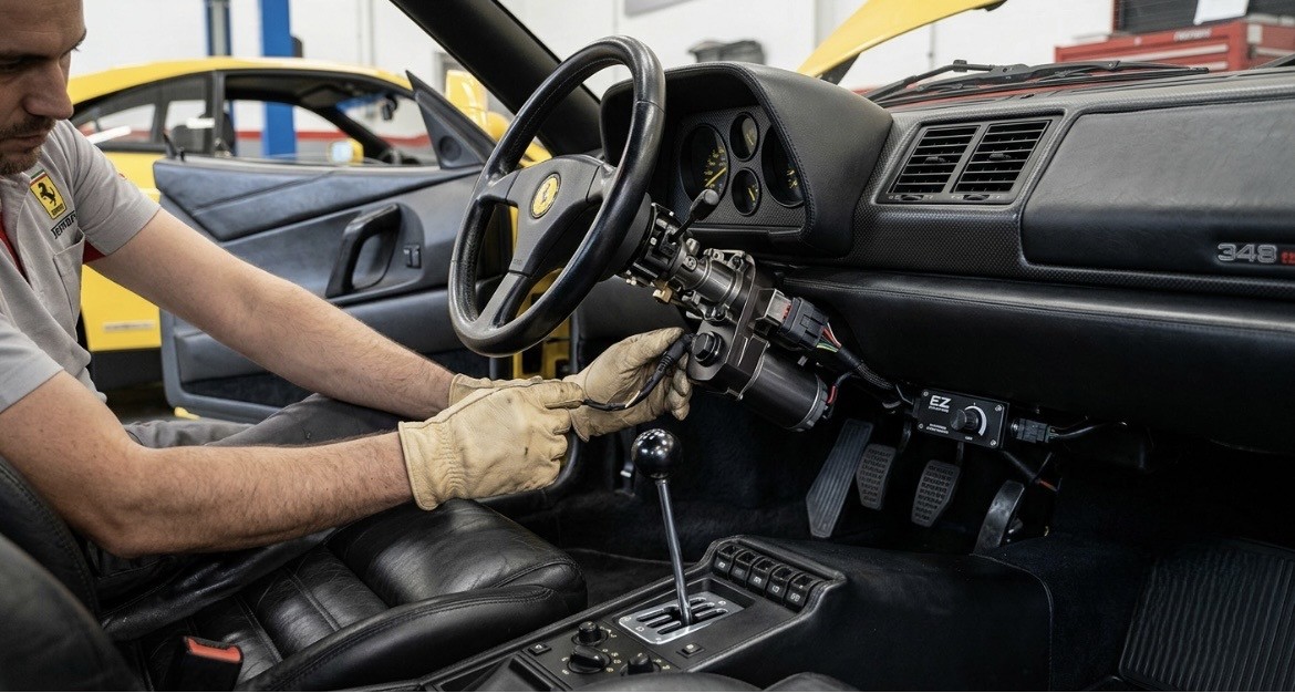 Direction assistée électrique pour Ferrari 348 : moderniser la Ferrari 348