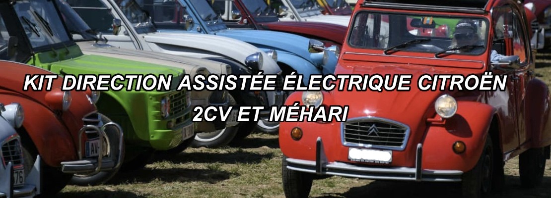 Kit direction assistée électrique pour Citroën 2cv