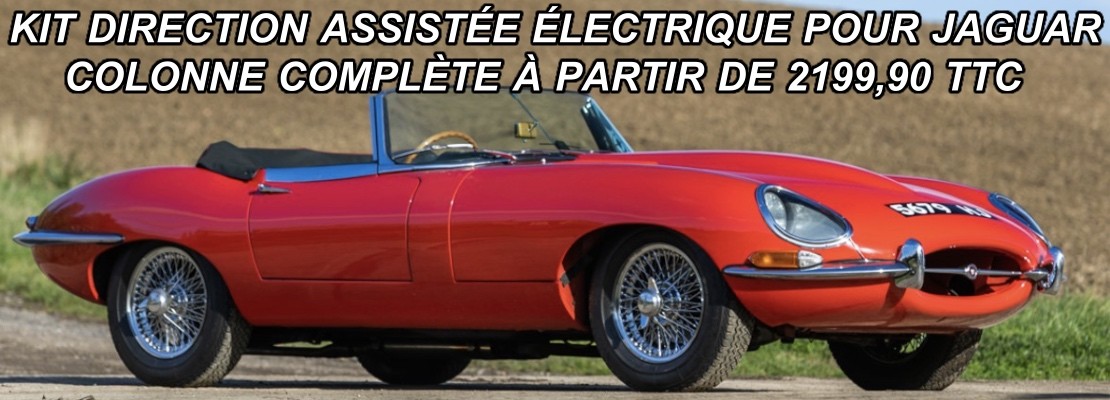 Direção elétrica para Jaguar clássico