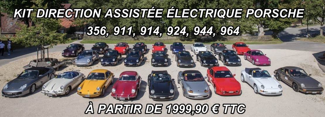 Electric power steering for Porsche 911, 914, 924, 944, 964 and 356