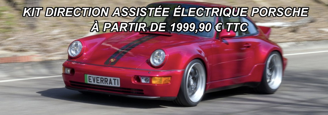 Servodirecție electrică pentru colecționar Porsche
