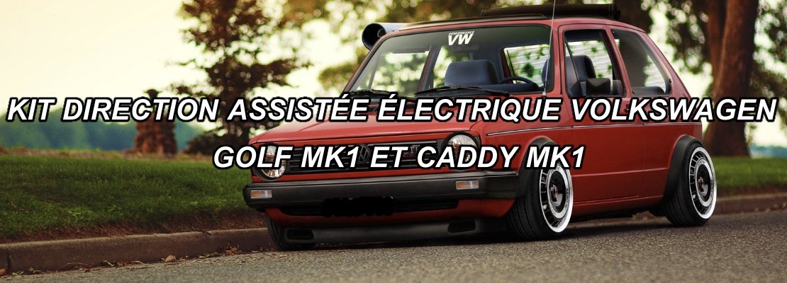 Kit direction assistée électrique pour Golf 1, caddy et sirocco 