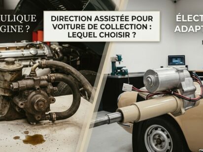 Direction assistée électrique vs hydraulique pour voiture de collection : Laquelle choisir ?