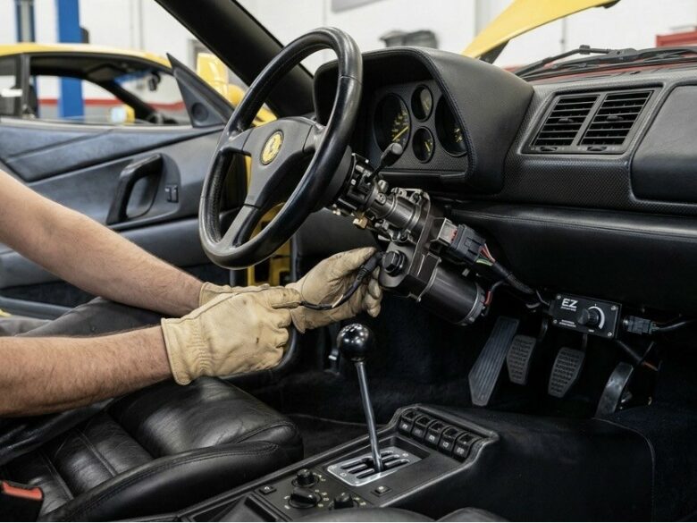 Direction assistée électrique pour Ferrari 348 : moderniser la Ferrari 348